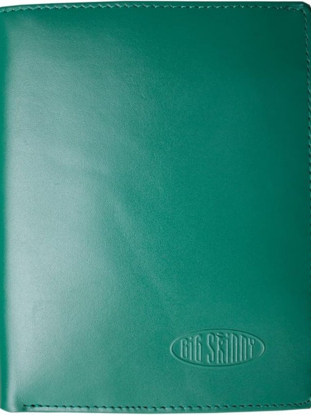 Slim Leather Travel Wallet - Holds 20 Cards & 4 Passports, Compact & Stylish
